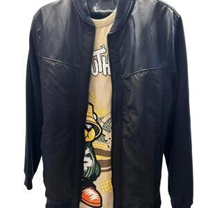 Calvin Klein Lightweight Black Zip Up Jacket Men’s Small - NEW